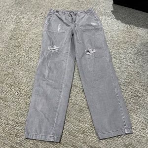 Grey distressed American Eagle jeans